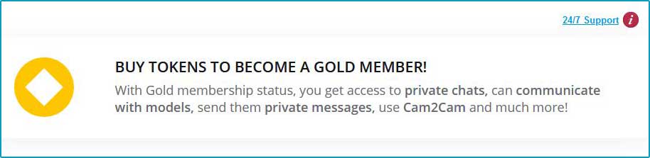 BongaCams What is the Premium member