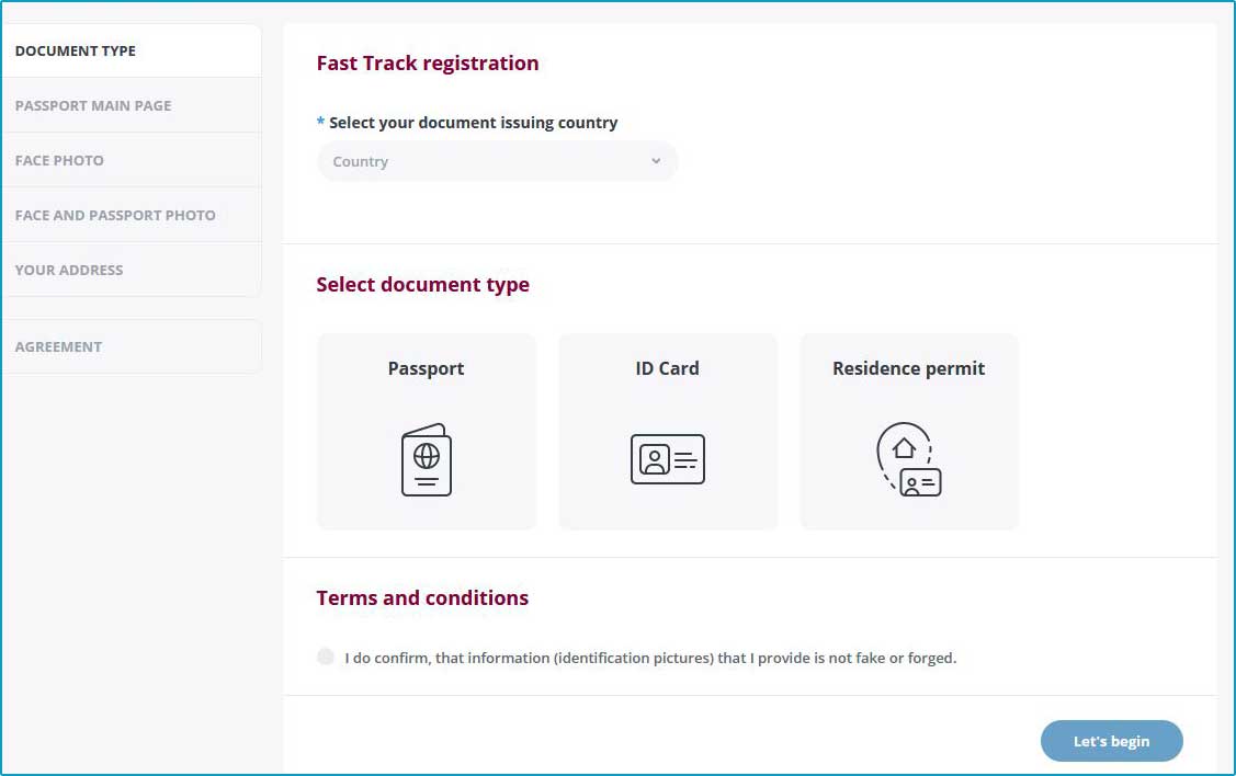 BongaModels Fast Track Registration