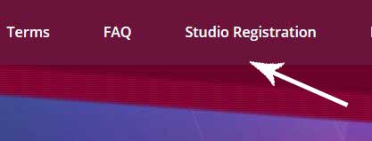 BongaModels Studio Registration button