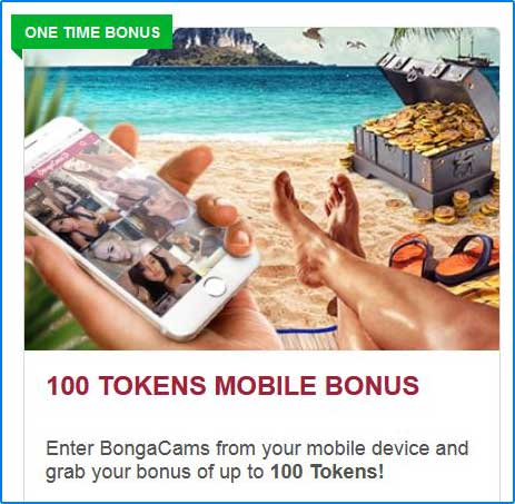 BongaCams mobile bonus